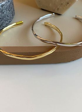 大门手环女东韩国凹凸风轻奢纹理