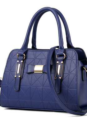 Bow shaped women's bag embossed handbag shoulder bag crossb