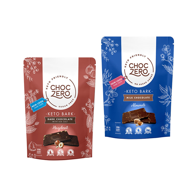 choczero进口纯可可脂排块巧克力 choczero果仁巧克力