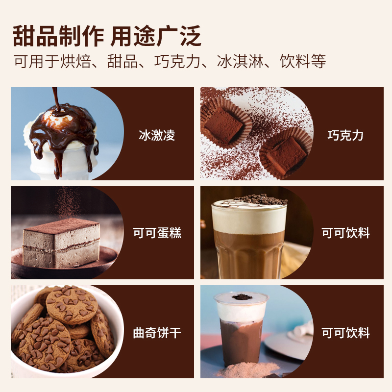 ChocZero低脂生可可粉未碱化0添加糖进口cacao烘焙冲饮热巧克力粉 - 图3