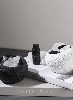 无火香薰扩香石家居室内家用调氛围饰品摆件小众感天然晶石