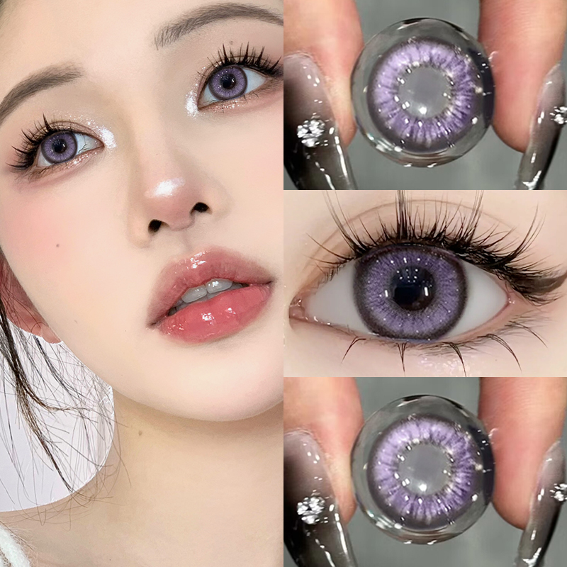 NEOCOULER美瞳日抛30片大直径黑色混血款隐形眼镜正品官方次抛女 - 图3