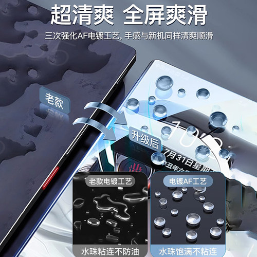西泊来适用努比亚红魔9pro钢化膜10air新款8spro手机膜7S/6S/6R全屏7水凝5S5g电竞超透磨砂9pro+护眼保护贴膜 - 图1