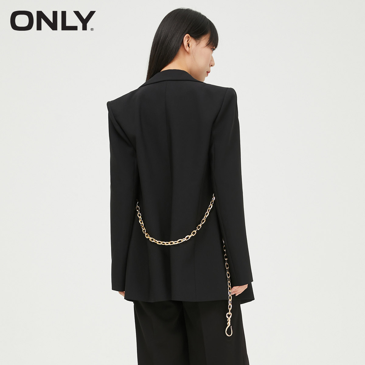 only2021冬季新款休闲职场风衣西服 ONLYoutlets店西装