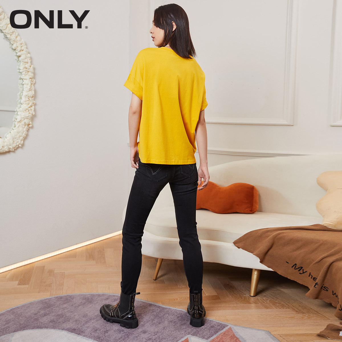 only奥莱秋季修身小脚显瘦牛仔裤 ONLYoutlets店牛仔裤