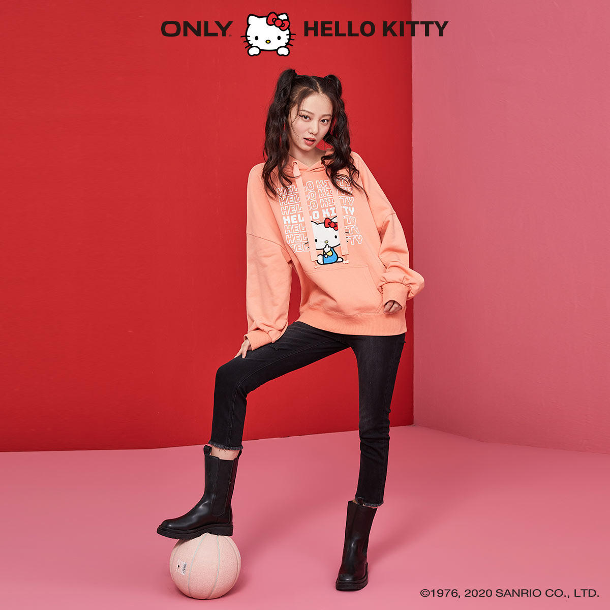 only奥莱清仓秋季hellokitty卫衣 ONLYoutlets店卫衣/绒衫