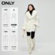 Winter golden style double-sided woolen collar mid-length woolen coat for women