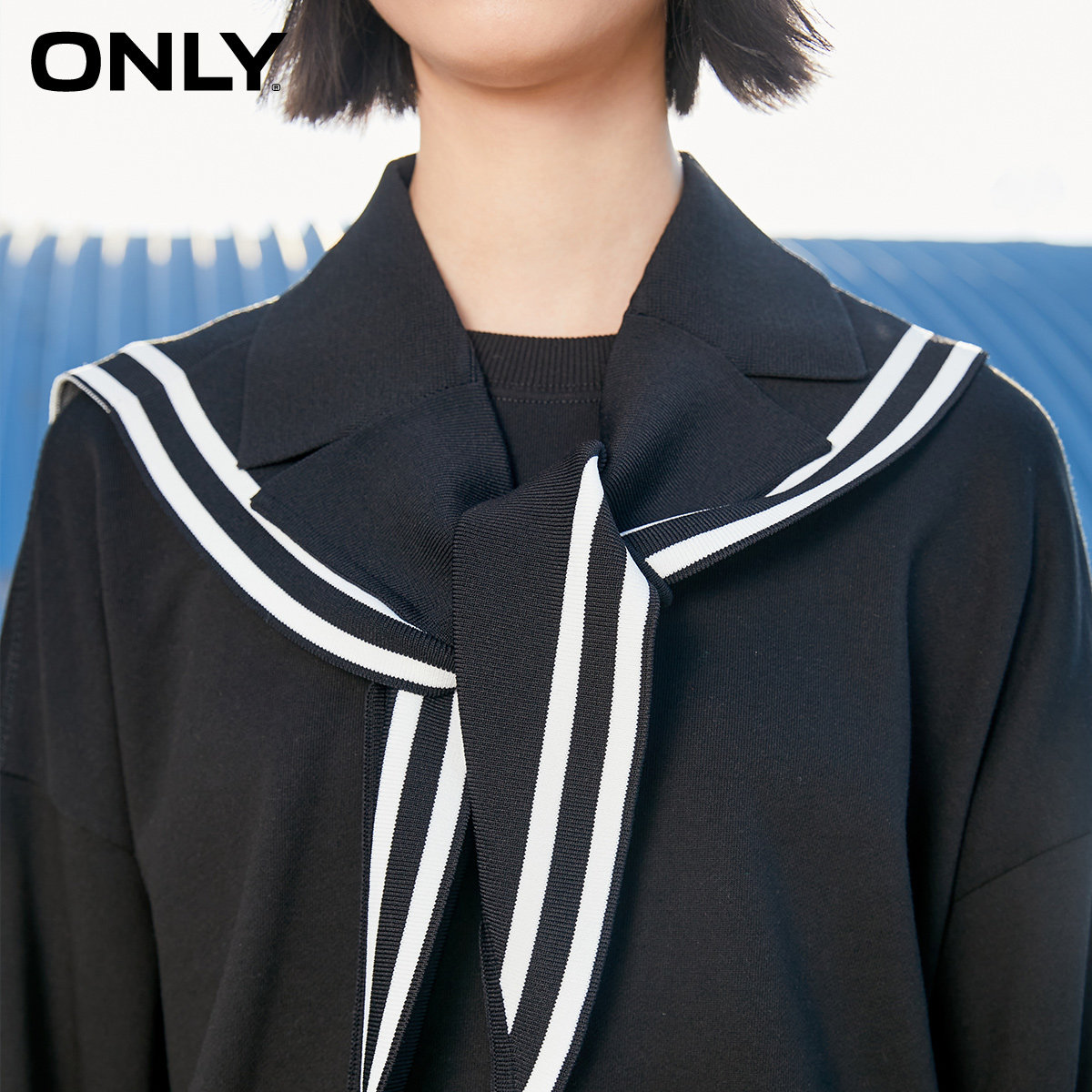 only2021秋季新款圆领纯色百搭卫衣 ONLYoutlets店卫衣/绒衫