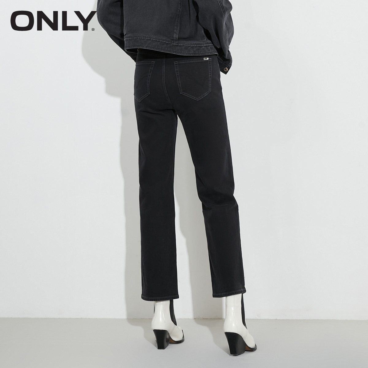 only2021秋季黑科技锌元素牛仔裤 ONLYoutlets店牛仔裤