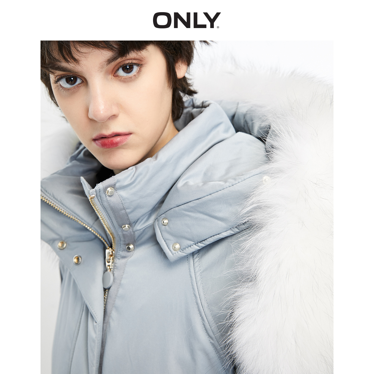 only奥莱秋季新款清新休闲羽绒服 ONLYoutlets店羽绒服