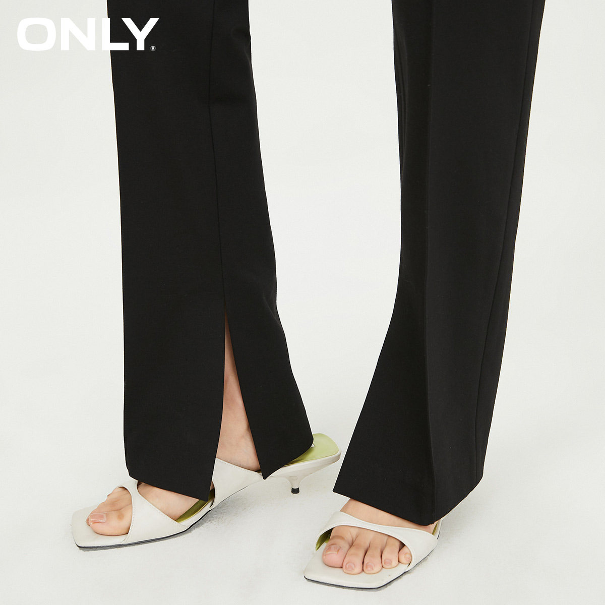 only2021冬季新款玻尿酸洋气面料 ONLYoutlets店休闲裤