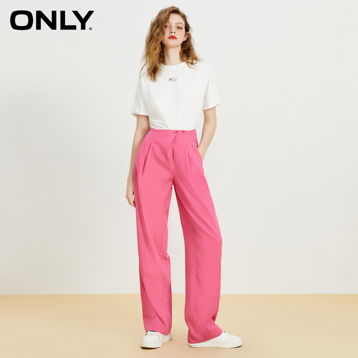 only奥莱2023春季新款潮流休闲裤 ONLYoutlets店休闲裤