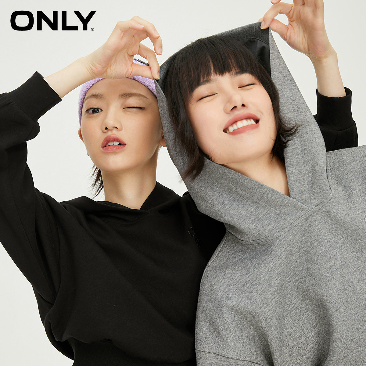 only2021冬季新款短款小樱桃卫衣 ONLYoutlets店连衣裙