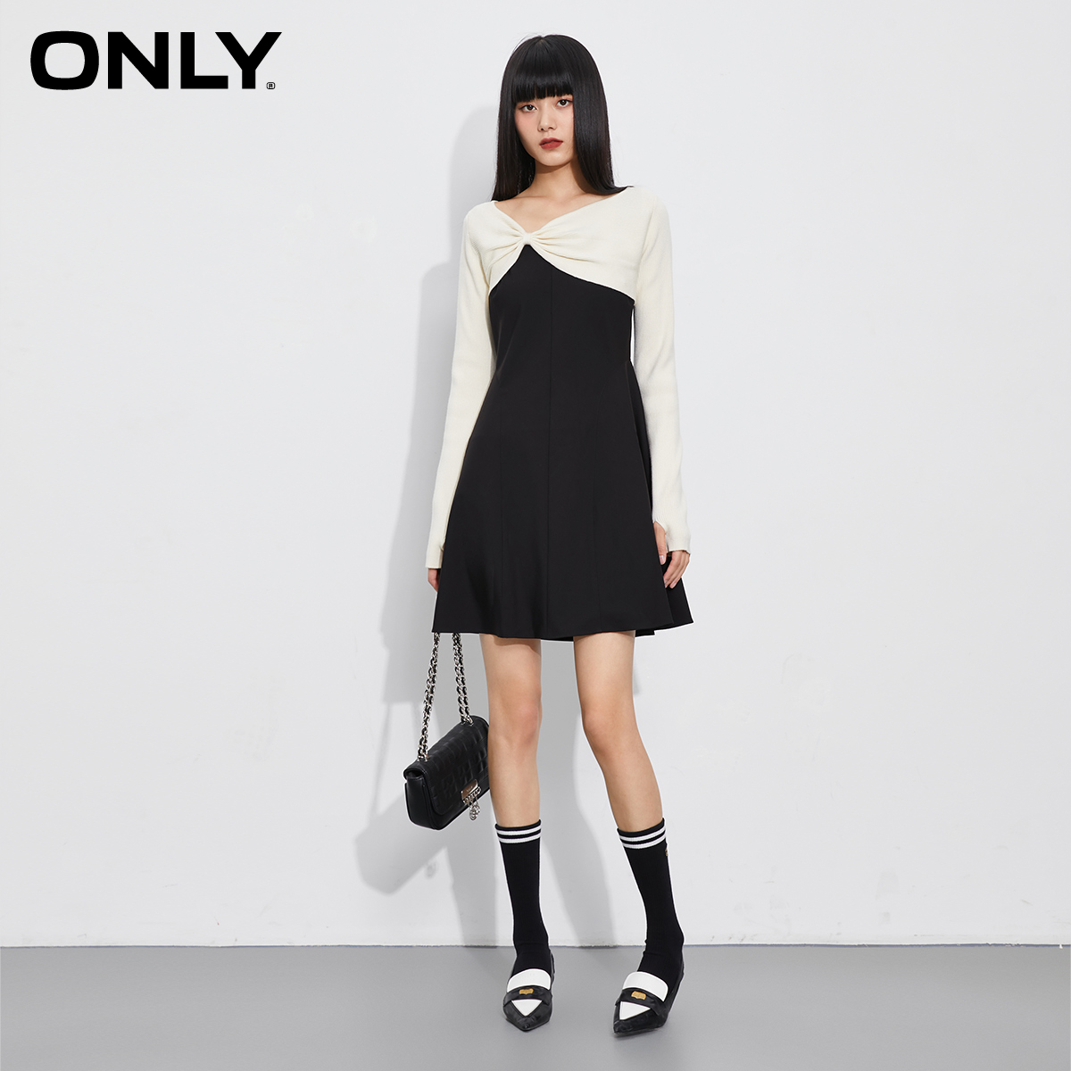 only奥莱春季新款时尚潮流连衣裙 ONLYoutlets店连衣裙