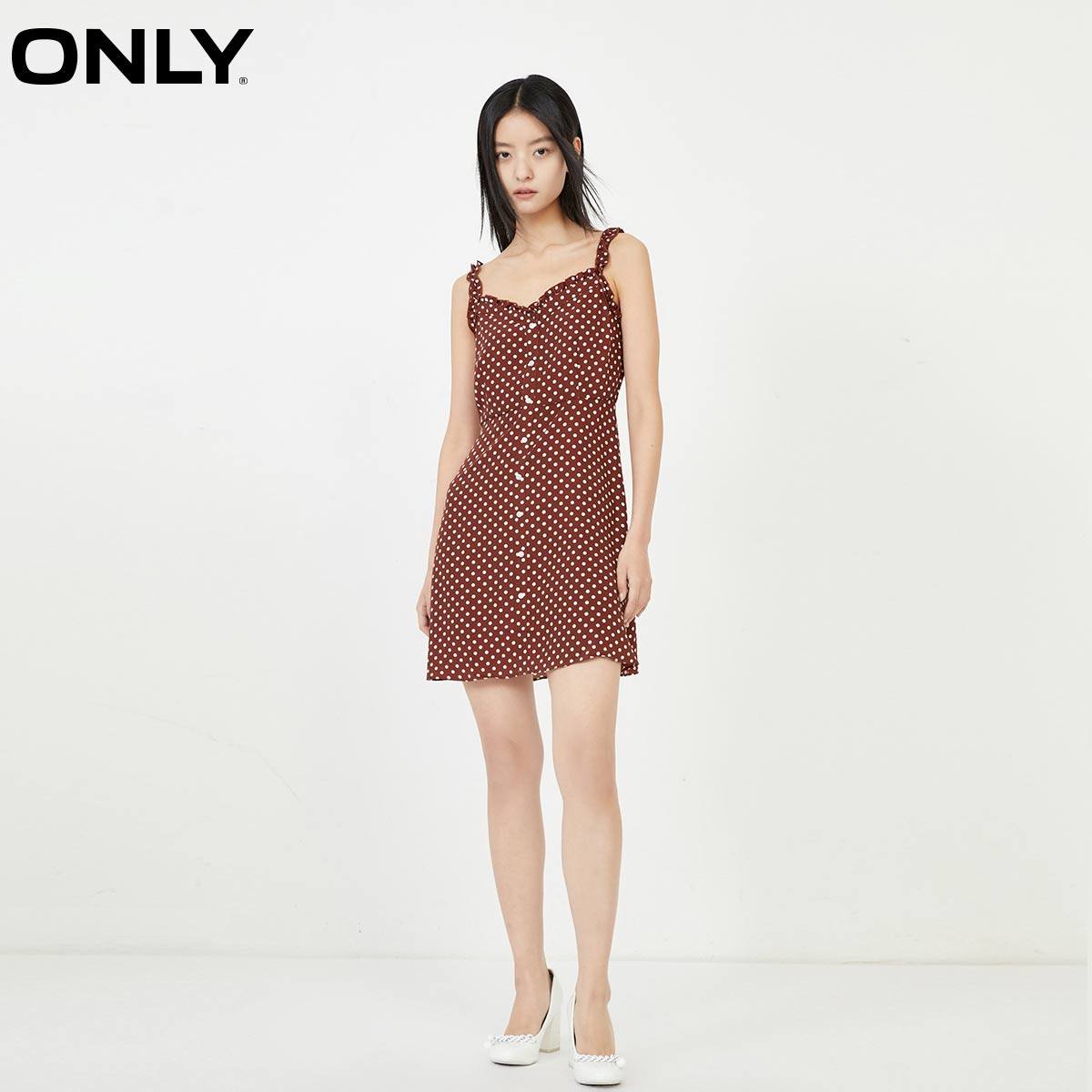 only奥莱春季修身显瘦甜美约连衣裙 ONLYoutlets店连衣裙