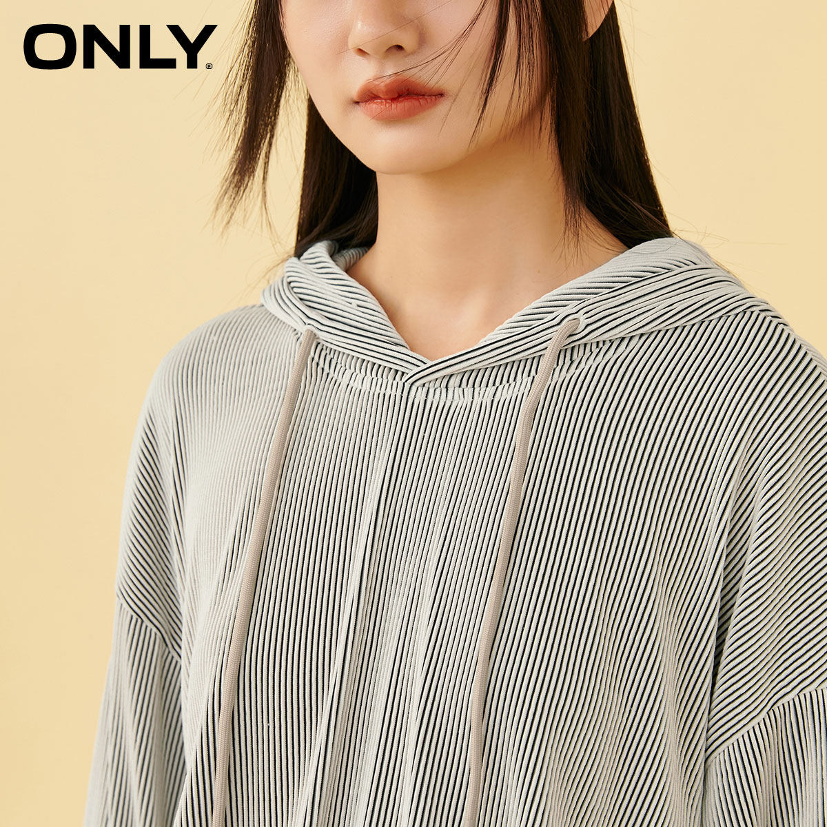 only2021冬季新款休闲连帽卫裤卫衣 ONLYoutlets店卫衣/绒衫