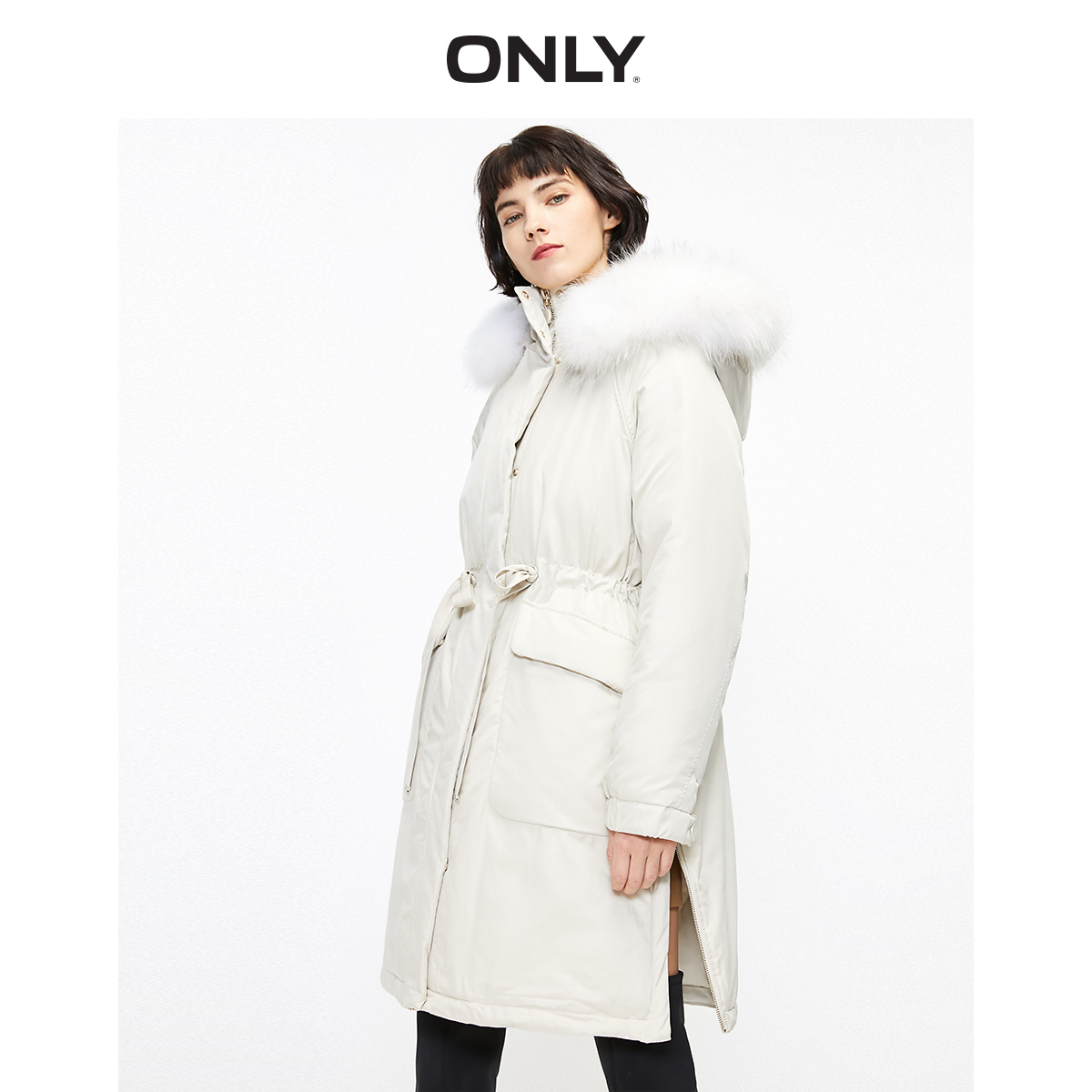 only奥莱秋季新款清新休闲羽绒服 ONLYoutlets店羽绒服
