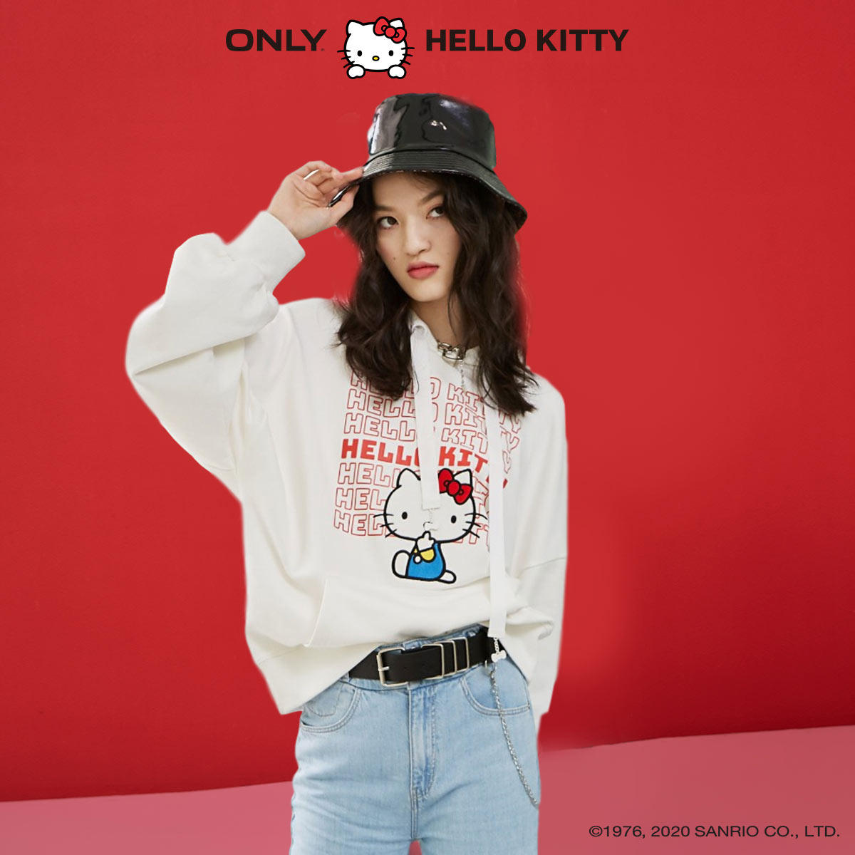 only奥莱清仓秋季hellokitty卫衣 ONLYoutlets店卫衣/绒衫