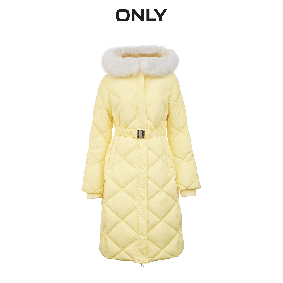 only奥莱秋季新款菱形设计羽绒服 ONLYoutlets店羽绒服