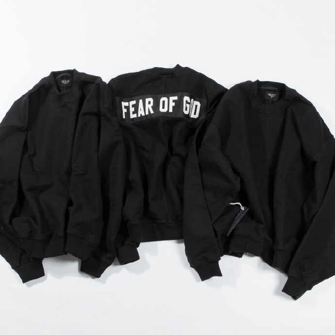 Fear of God 5Th第五季圆领FOG贴布卫衣高街宽松休闲男女流行外套-图2