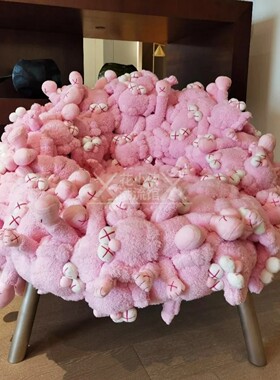 芝麻街bff毛绒沙发座椅家居潮流