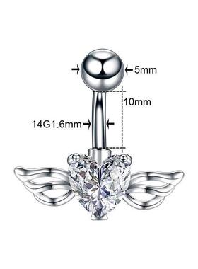2024 1PC Steel Sexy Belly Button Rings Navel Piercing Ombli