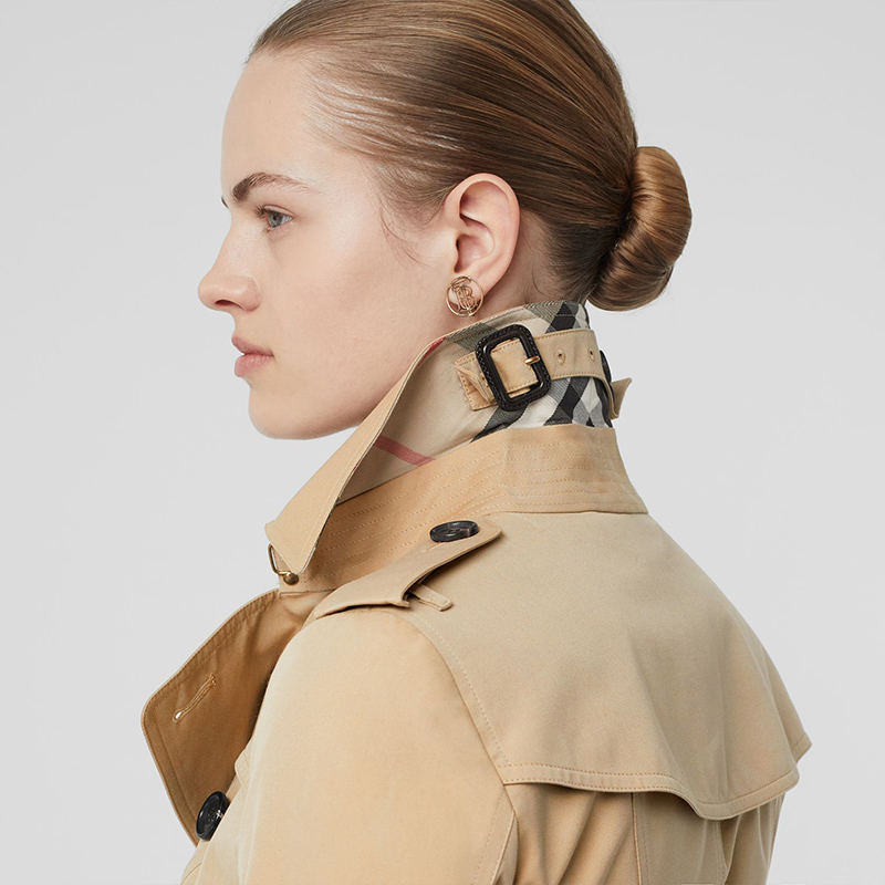 burberry /博柏利女士蜂蜜色风衣 CLUSA海外夹克