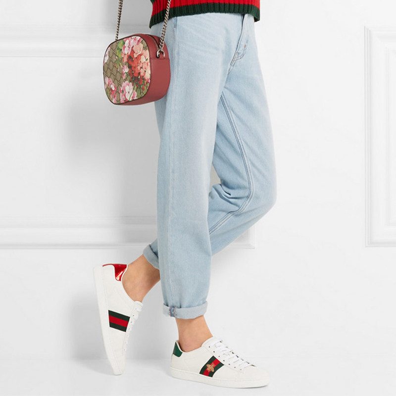 gucci /古驰男女款经典刺绣板鞋 CLUSA海外单鞋
