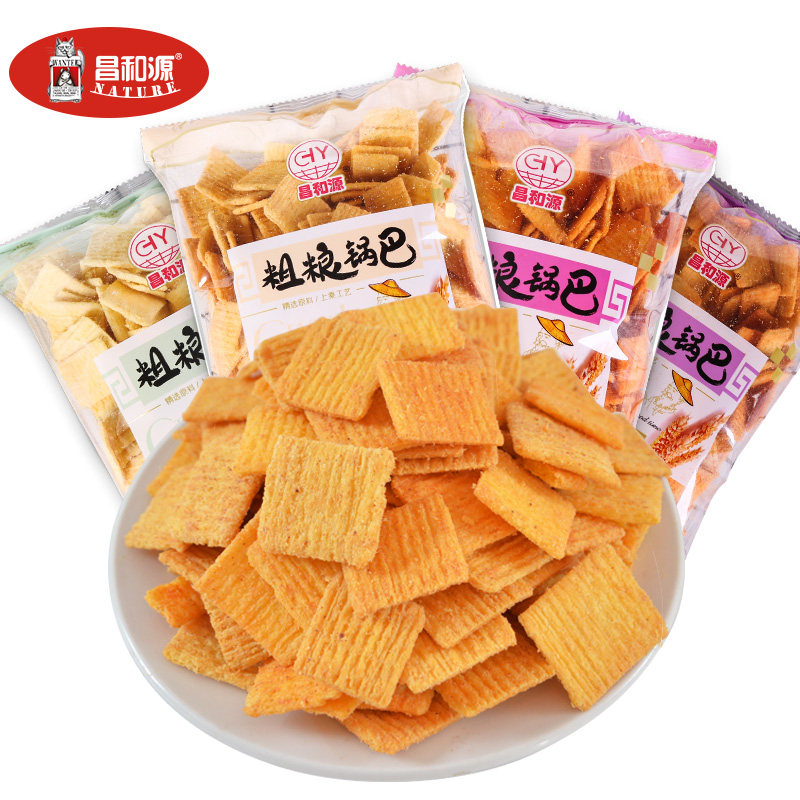 昌和源粗粮网红膨化食品办公室锅巴 昌和源膨化食品
