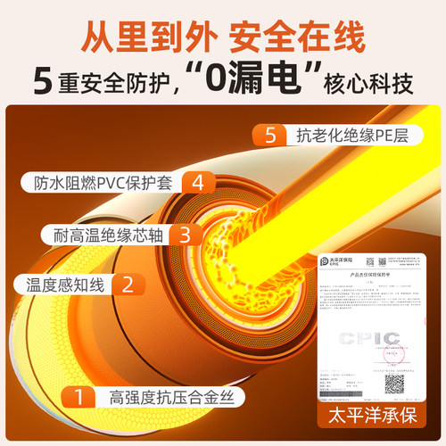 艾美特电热毯双人双控调温家用安全电褥子2025新款正品官方旗舰店 - 图1