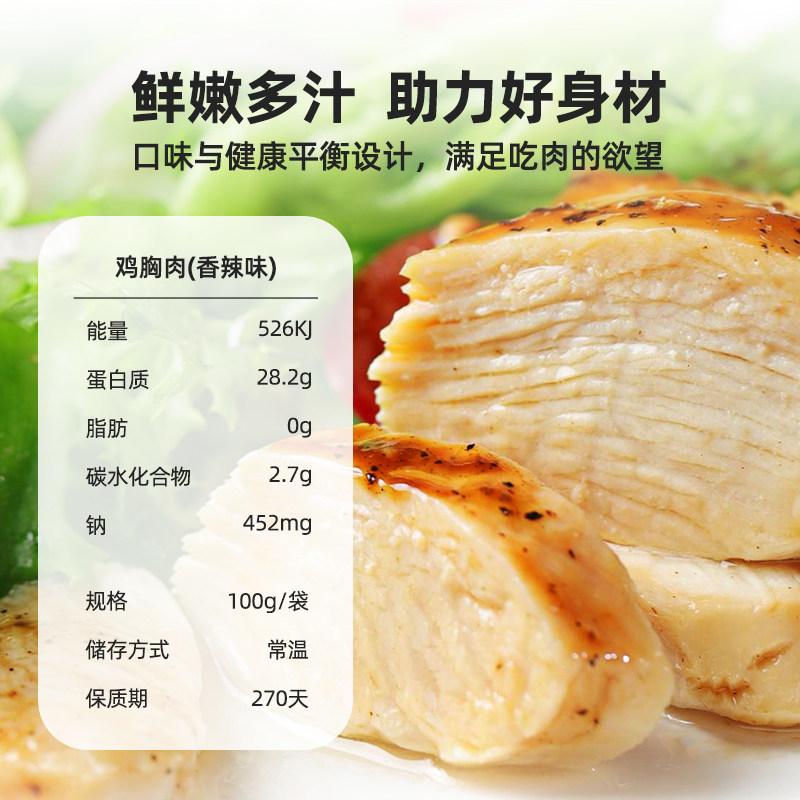 【55袋】阿诺鸡胸肉健身代餐鸡胸脯肉 阿诺施瓦辛戈鸡胸