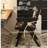 Second-hand imitation solid wood dining chair home Chandigarh chair