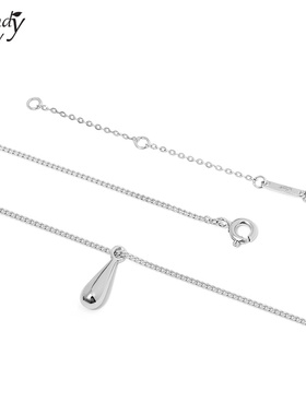 SundyHoney诗意水滴项链S925银