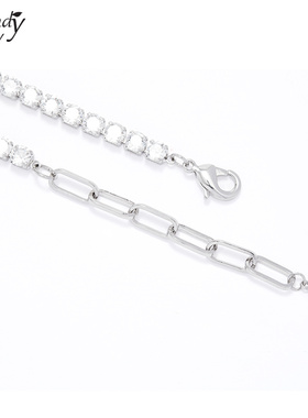 SundyHoney甜美小众粉色爱心项链