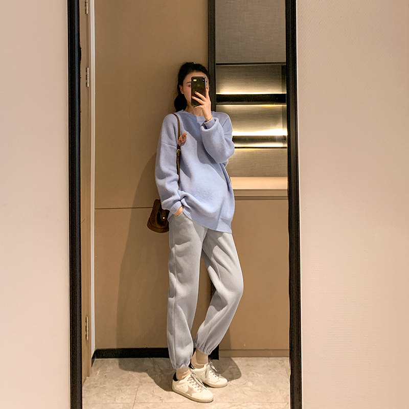 zma孕妇秋冬款网红大码孕妇裤卫裤 zma孕妇打底裤