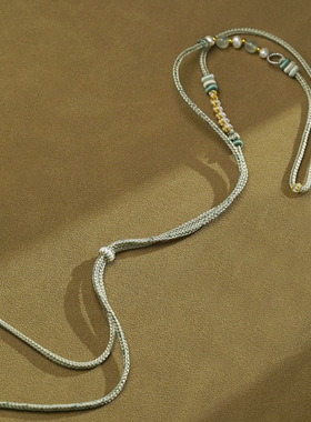 创意手编绳吊坠绳子新中式复古