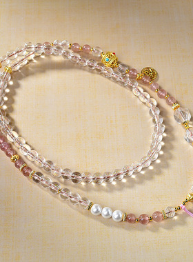 手工编织水晶项链绳吊坠挂绳