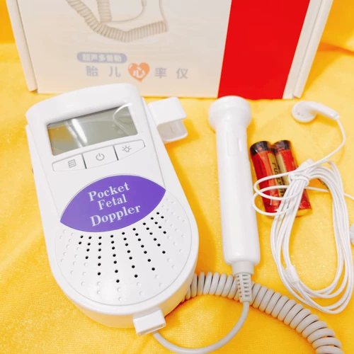 Кантай плодные сердца монитор сердечного сердца сонолинея беременная женщина, слушающая плодное сердце тест доплеров