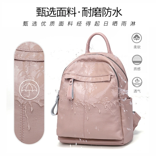珂尔袋鼠 Рюкзак, сумка через плечо, модный универсальный ранец, коллекция 2023, из натуральной кожи, в корейском стиле