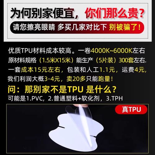 宝马1系2系3系5系X1X2X3X4X5X6X7车门把手贴i3三防刮门碗保护膜五 - 图3