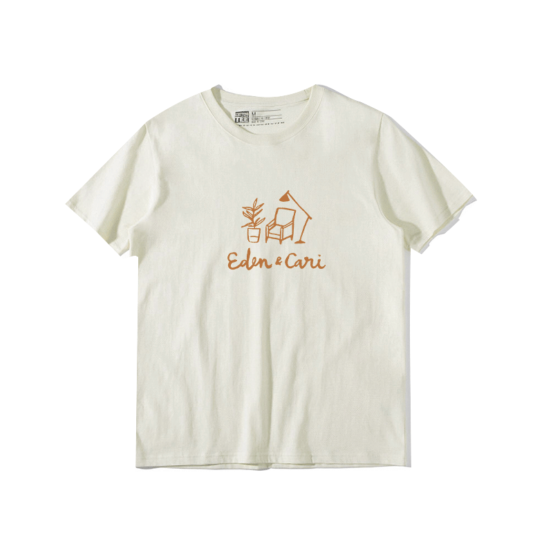 美式复古正肩t恤女小个子短袖2024年新款夏季纯棉姐妹闺蜜装半袖