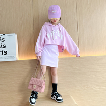 Girls dress for dress fall 2023 new CUHK Tong Wei clothing Dress Spring Autumn style Childrens dress Children dress