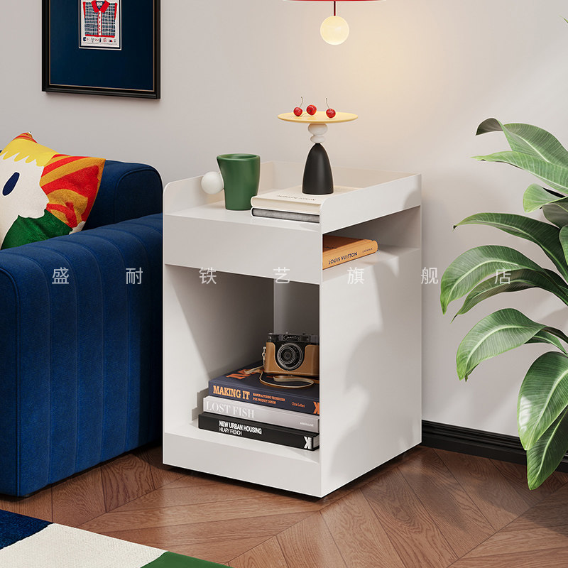 包豪斯中古家用沙发边柜2025年新款沙发边几客厅可移动侧边收纳柜,淘宝优惠券,粉丝福利购,淘宝优惠卷
