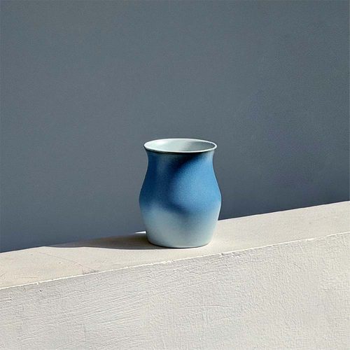 ORIGAMI中国限定玄青色陶瓷滤杯手冲套组品香咖啡杯V60滴滤咖啡杯 - 图2