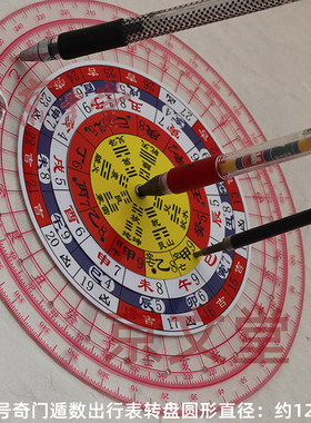 罗盘多层孔洞二十四山建筑立极尺