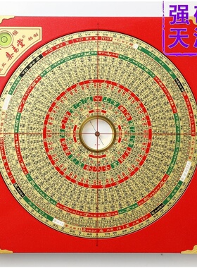 根据罗经透解特别设计的36层罗盘
