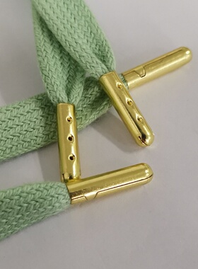 彩色装饰开口式金属鞋带头