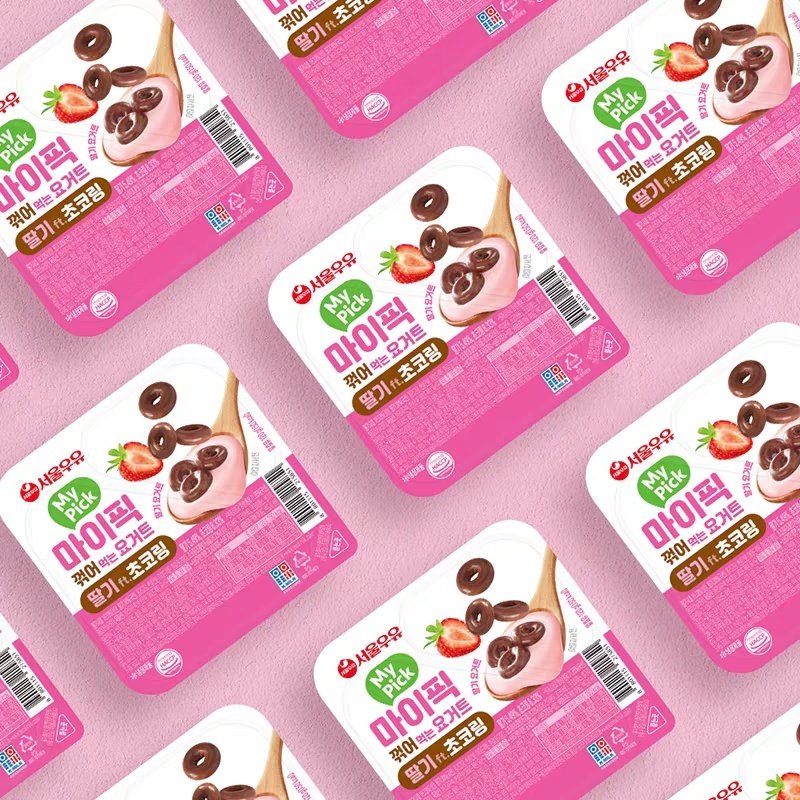 韩国原装进口寿尔草莓味巧克力圈酸奶乳饮品120g保质期19天,淘宝优惠券,粉丝福利购,淘宝优惠卷