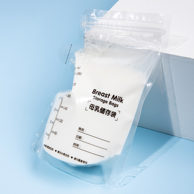 多米贝贝艾门专卖店多米贝贝 储奶袋便携一次性装奶袋母乳存奶保鲜袋冷冻存乳袋250ml1
