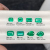 Fushuanglin Z4 natural Zambian emerald 18k gold inlaid design ring pendant earrings new product